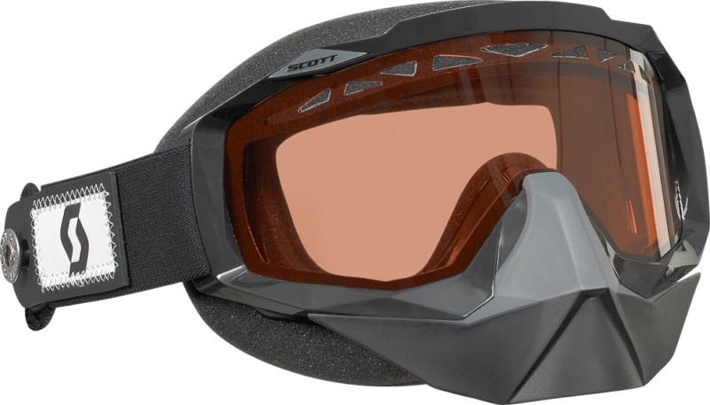 Scott usa hustle snowcross goggles with speed strap black/rose lens