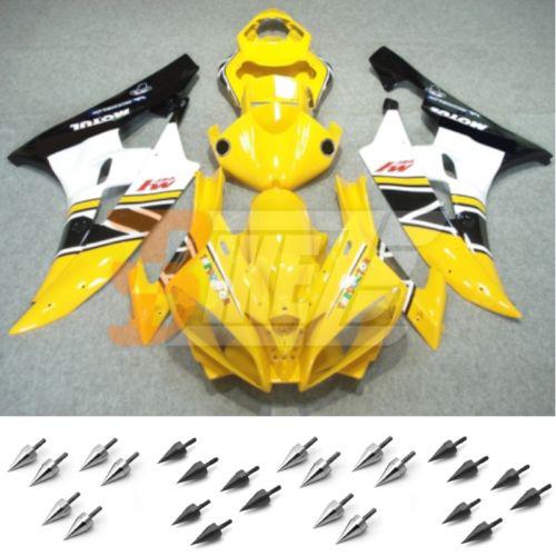 Free bolt kit! body fairing kit bodywork for yamaha yzf 600 r6 2006 2007 ah