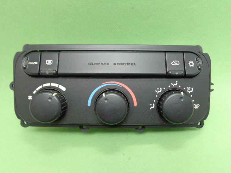 Dodge caravan town country voyager ac heater climate control switch oem cc-a122