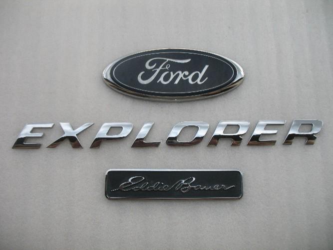 2002 2003 2004 2005 ford explorer eddie bauer rear emblem logo badge symbol sign