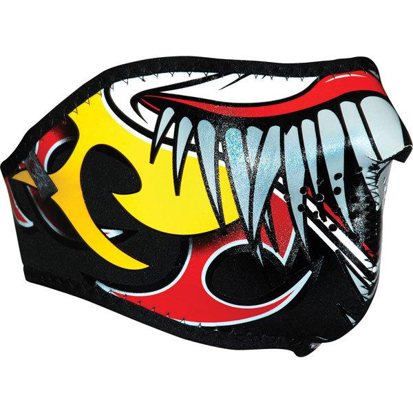 Clown face zan headgear lethal threat designs clown neoprene half face mask