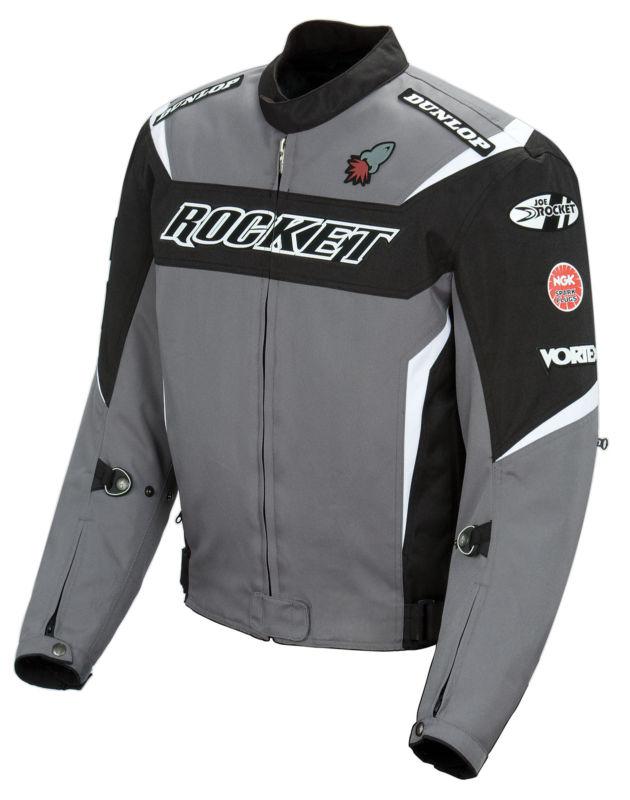 New joe rocket ufo solid jacket,gunmetal/black,xl