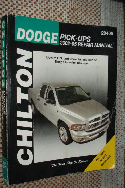 2002-2005 dodge truck service manual ram 03 04 4.7 5.7 hemi cummings shop book