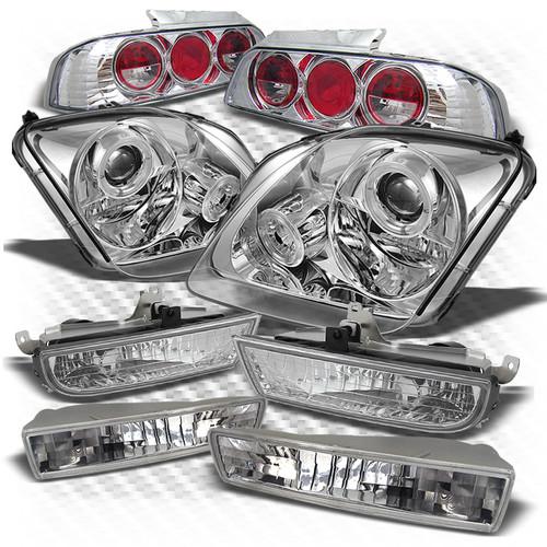 97-01 prelude projector headlights + bumper + fog lights + altezza tail lights