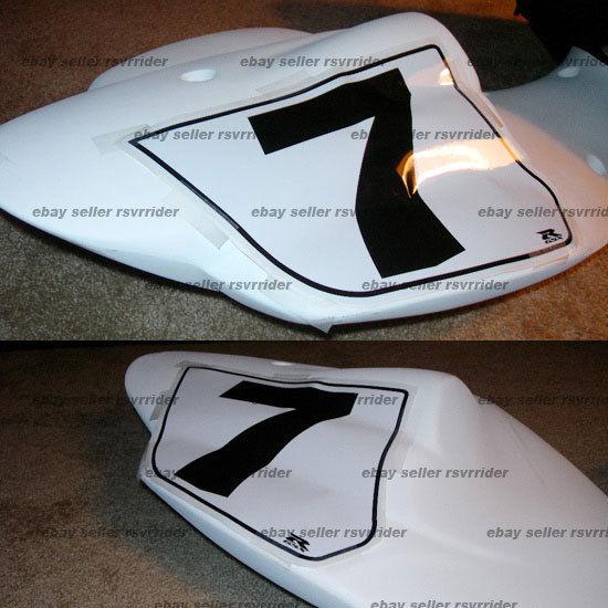 2006 2007 2008 2009 2010 2011 2012 rear track numberplates for suzuki gsxr