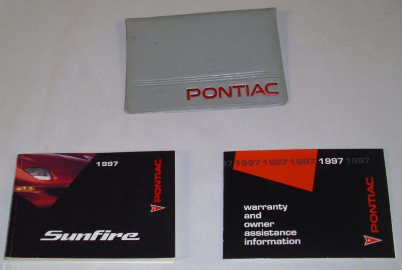 1997 pontiac sunfire operator owners manual 2d 2.2l chevy cavalier 10273367