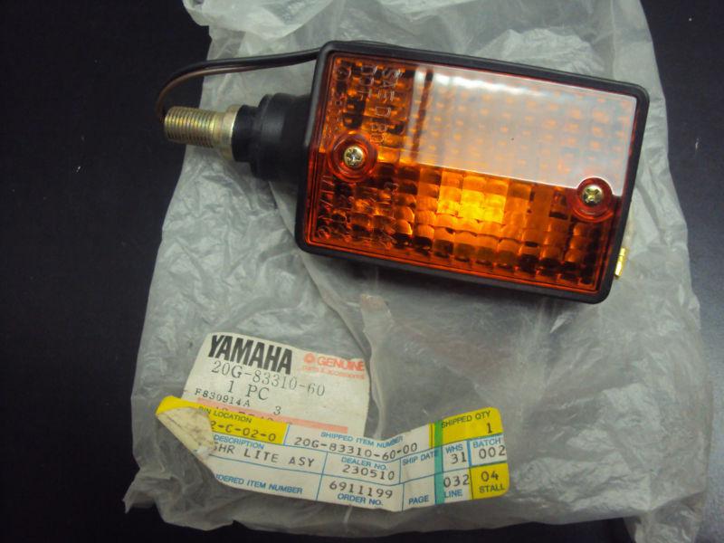 Ya,maha, pn 20g-83310-60-00,front flasher lite asy,1983-86 ca50 riva models