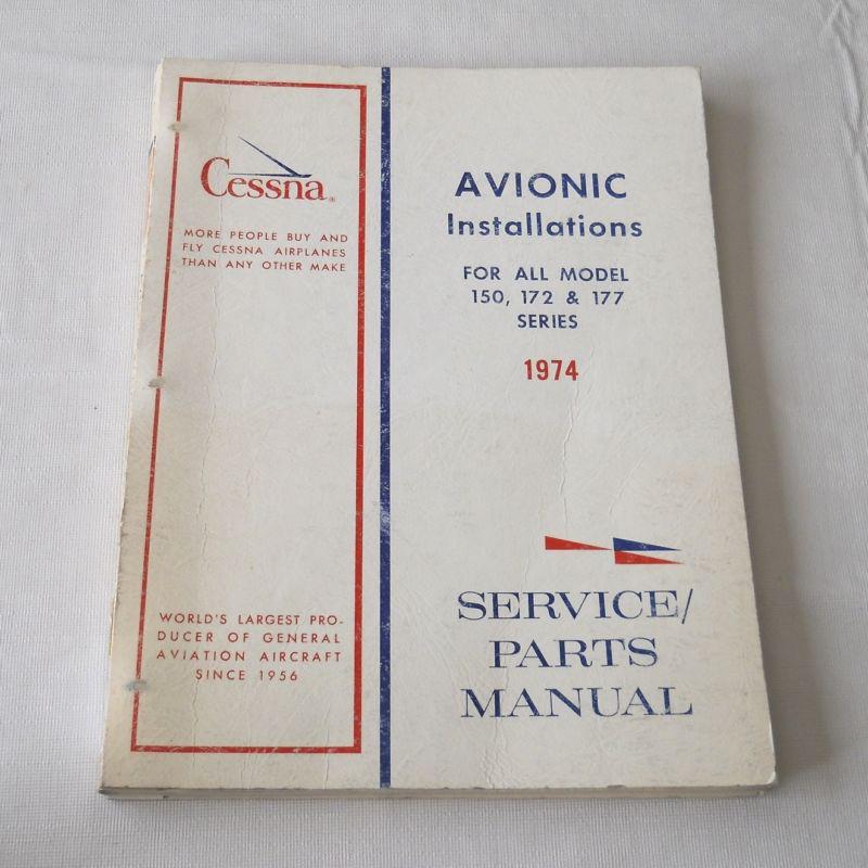 Cessna avionic installations for model  150, 172 & 177 series 1974