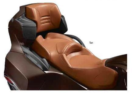 Can am spyder roadster rt optional production backrest tan 219400412