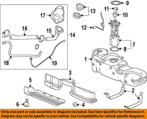 Gm oem 20804101 fuel tank cap