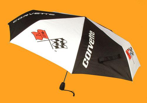 Corvette compact travel umbrella