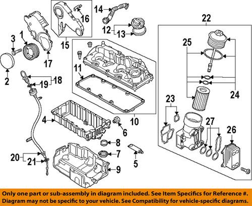 Volkswagen oem 03g103707 engine parts-hole cover