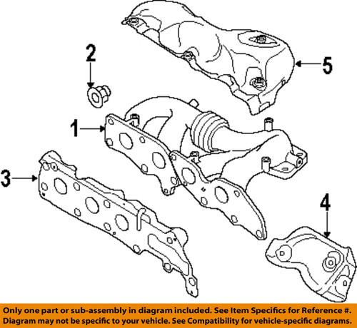 Mazda oem l3k913460 exhaust manifold gasket/exhaust manifold gaskets