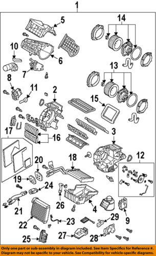 Mazda oem cc2961j6x cabin air filter