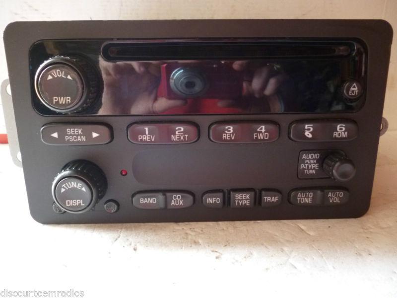 02-05 chevrolet impala silhouette cavalier radio cd player 10335223 pl *