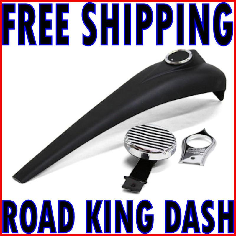 Paul yaffe bagger nation gas tank custom dash + horn harley touring road king