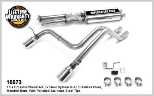 Magnaflow 16673 hummer truck h2 stainless cat-back system performance exhaust