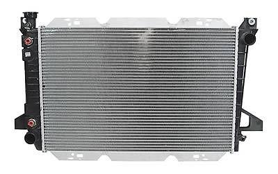 Vista-pro radiator direct fit aluminum plastic ford bronco/pickup 5.0/5.8/7.5l