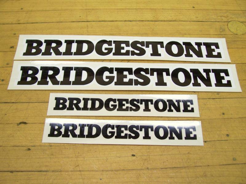 Vintage nos bridgestone bs7 50 60 90 175 200 350 motorcycle stickers emblem