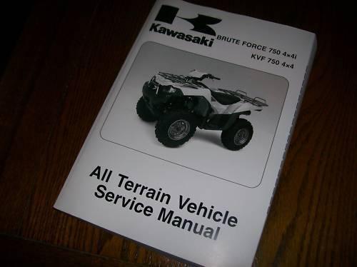 Kawasaki brute force 750 repair service manual 05-07