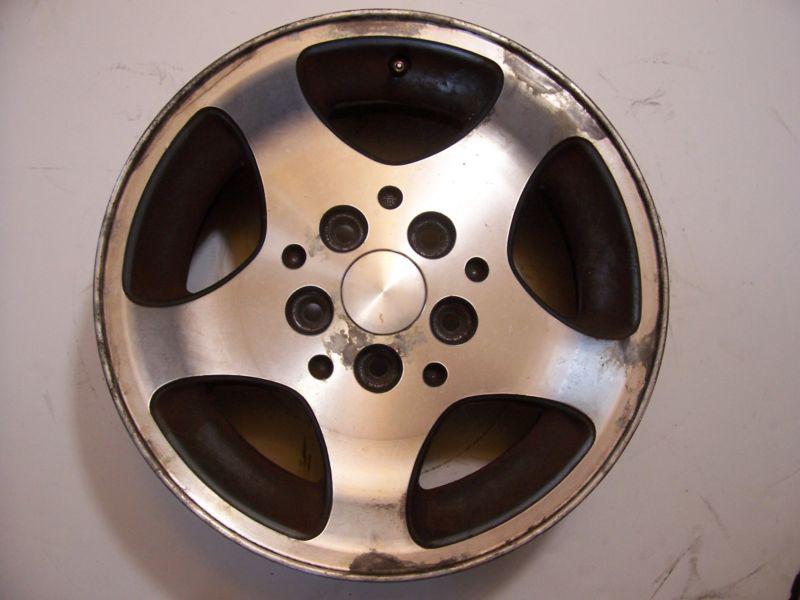 Oem jeep wrangler cherokee canyon aluminum wheel 15x7 87-06 tj yj stock #2