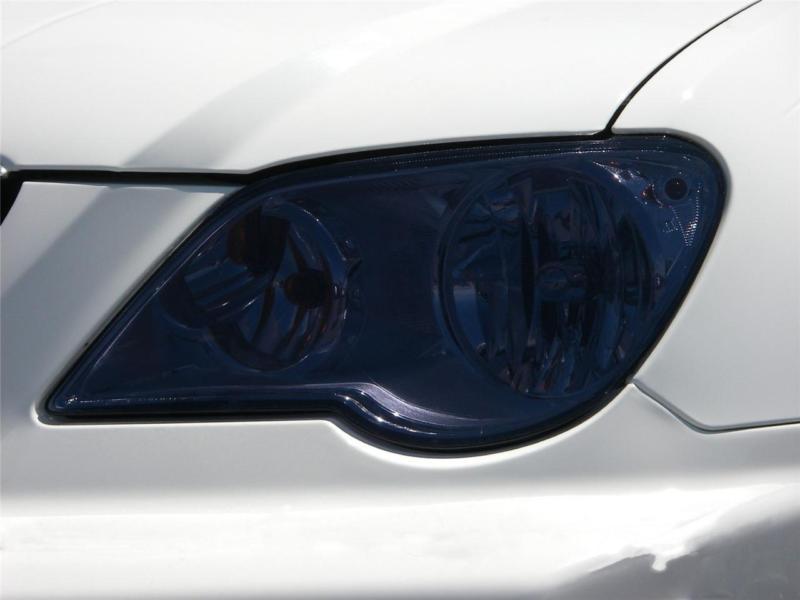 Chrysler pacifica smoke colored headlight film  overlays 2007-2008