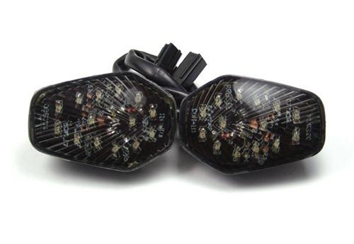 Smoke turn signals for suzuki gsxr 600 750 1000 flush mount