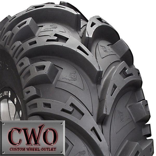 2 new 25x8-12 carlisle atv mud wolf tires