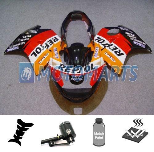 Bundle fairing w/ brake fluid reservoir for honda cbr1100xx blackbird 1996-05 ag