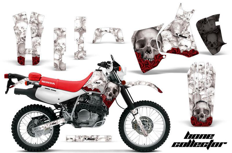 Amr racing graphic kit sticker moto decal honda xr650l xr 650l parts skull white