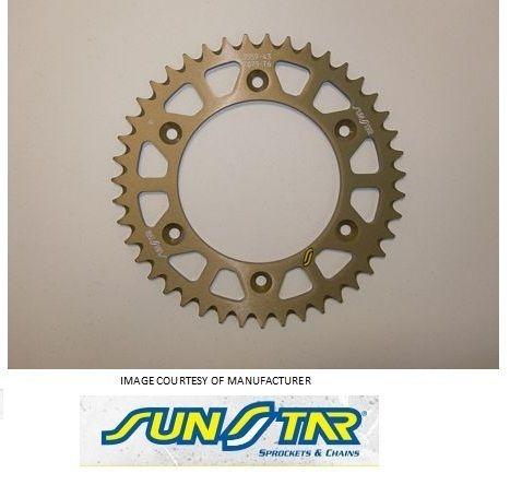 Sunstar 48t aluminum rear sprocket honda crf 150 f 03-12, crf 250 450 r x 02-12