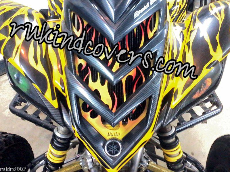 New green eyes yamaha raptor 660 worldwide headlight covers rukind covers