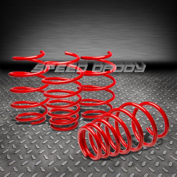 1.3" drop racing suspension lowering springs/spring 07-11 toyota camry xv40 red