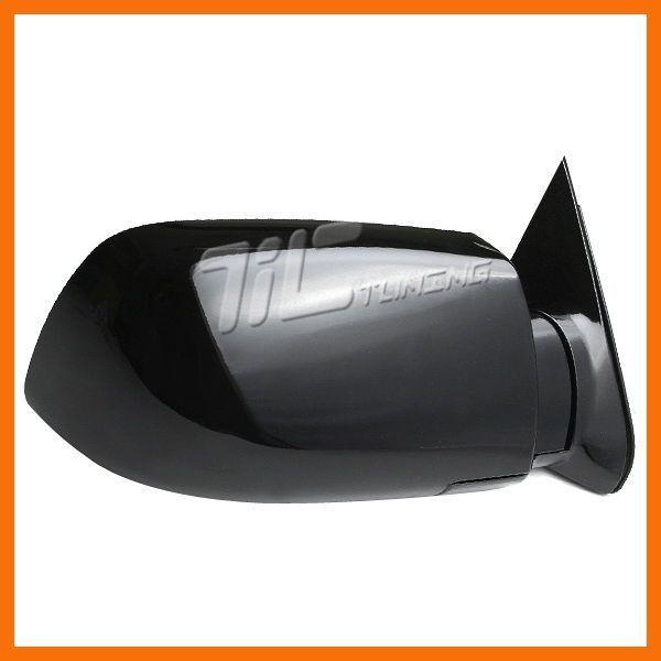 88-02 c/k10 pickup yukon tahoe passenger right power mirror blk housing foldable