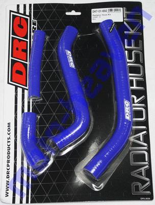 Drc silicone radiator hose set hoses blue yamaha yz450f 2010-2013 (d47-01-692)