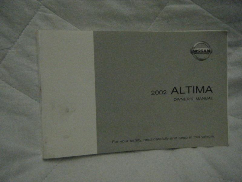 2002 nissan altima owners manual