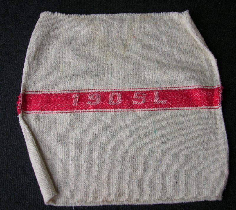 190 sl tool box cotton mechanic towel mb 190sl - mercedes benz