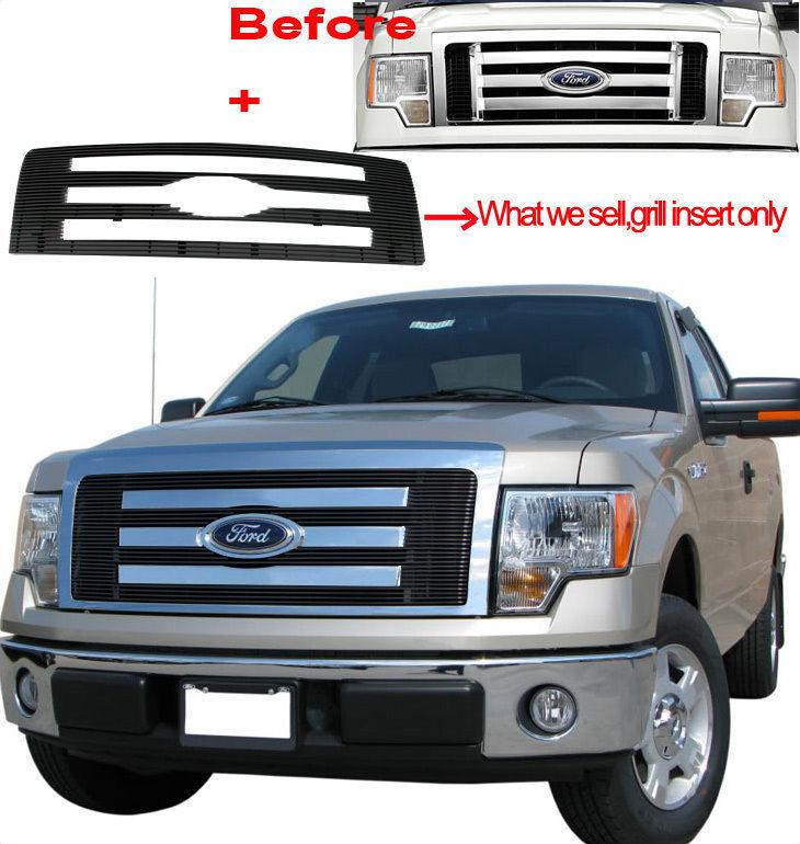 Buy VIOGI FITS:Ford F150 Pickup Truck Billet Grille Upper Bolt-On Grill ...