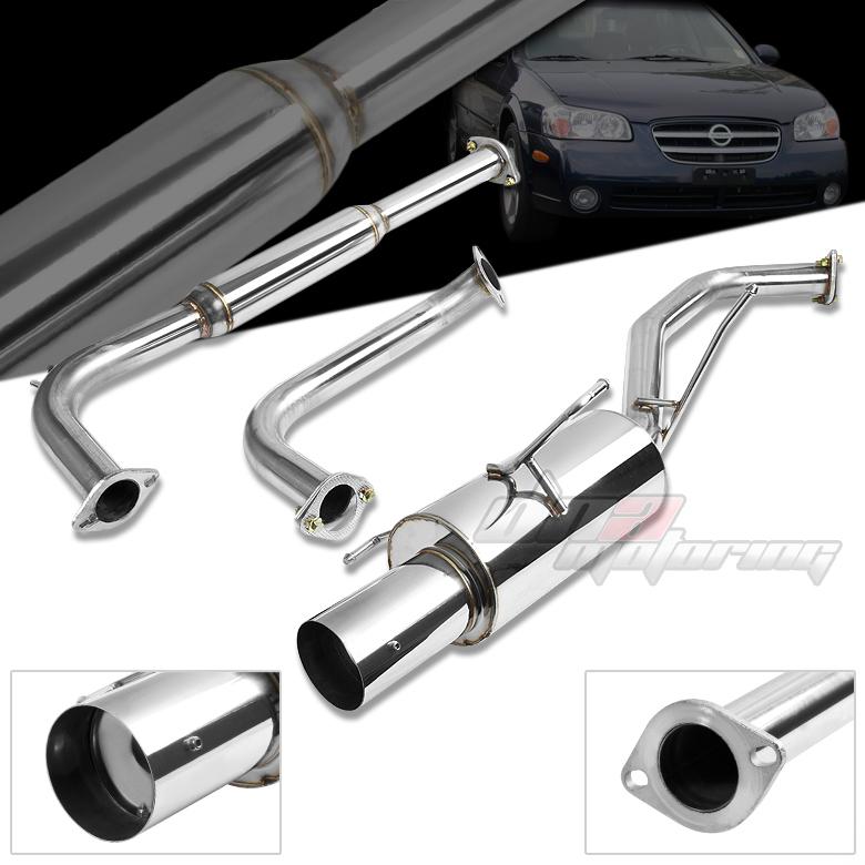 00-03 maxima v6 vq35de performance catback exhaust system cat back 4"tip muffler