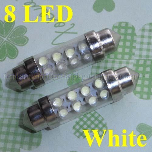 2  8 led smd festoon dome lights bulbs lamp xenon white