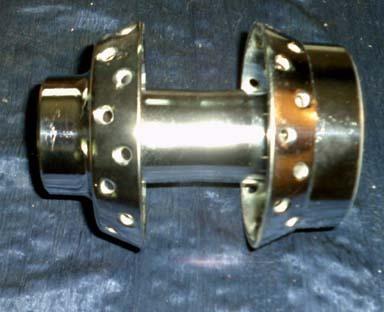 Harley davidson chrome front hub 2000& later softail models and fxdwg dyna front