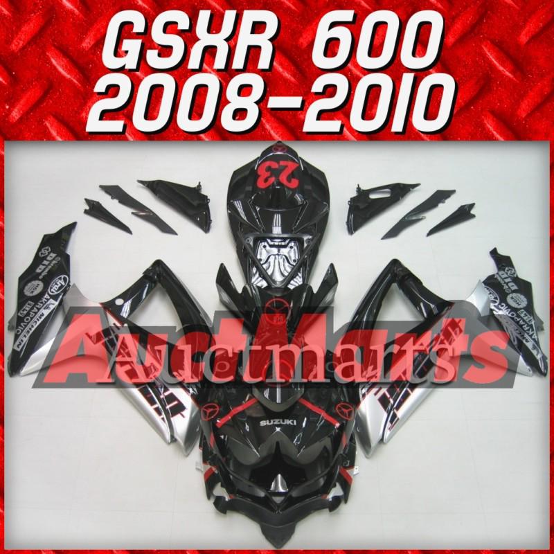 Fit suzuki 08 09 10 gsxr 750 gsxr 600 gsx-r 2008 2009 2010 fairing k8 c10 j9