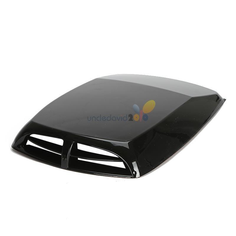 Big car air flow intake hood scoop vent bonnet cover cool decorative black