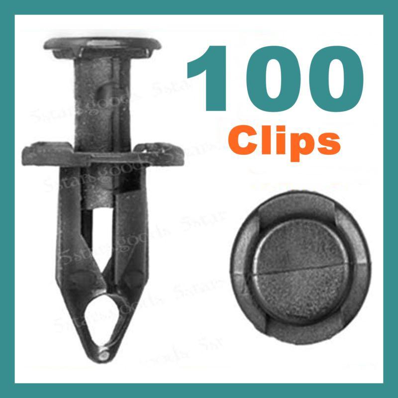 100 pcs clips atv 8mm rivet fender clip for polaris ranger rzr sportsmans new