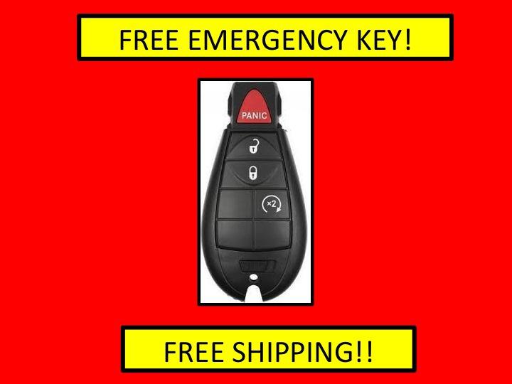 Dodge caravan fobik 2008, 2009, 2010, 2011, 2012 - with emerg. key