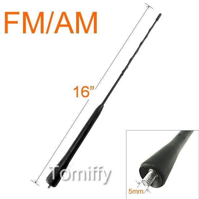 New oem 16" roof mast whip radio aerial fuba antenna fit vw bmw mazda 3 6