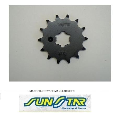 Sunstar 14t counter shaft steel sprocket fits suzuki rm 80 85 ds ts 100 125