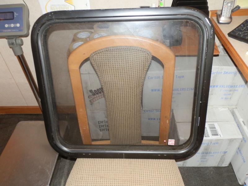 Rv clear black solid window r.o. 24" wide x 22" tall 