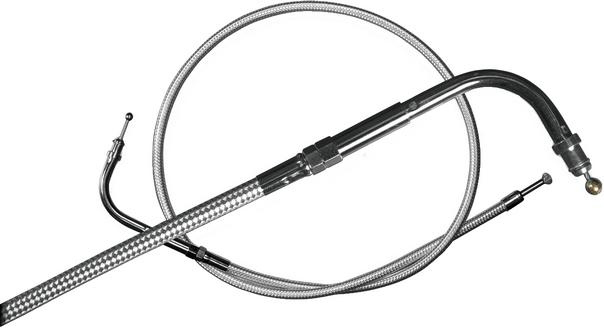 Magnum stainless throttle cable 31-3/4 for harley xl 96-06