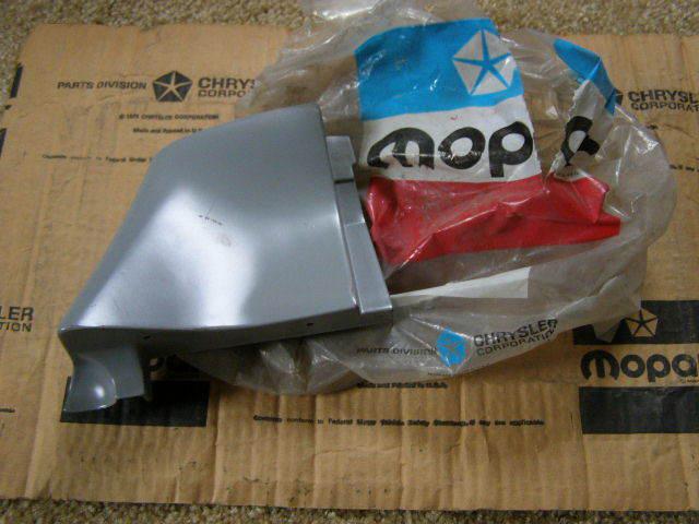 Nos mopar 73 74 charger rally lh quarter end cap 